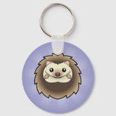 Porte-clés Cartoon Pygmy Hedgehog (Recto)