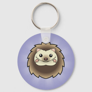Porte-clés Cartoon Pygmy Hedgehog