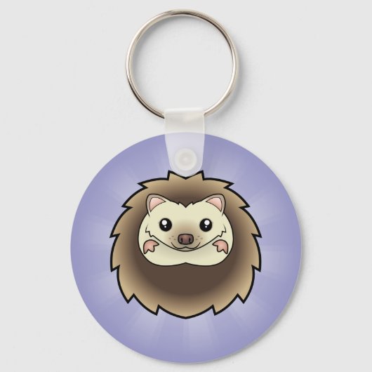 Porte-clés Cartoon Pygmy Hedgehog (Recto)