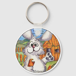 Porte-clés Cartoon Rabbit Amusant Porte - clé mignon