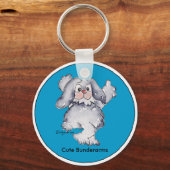 Porte-clés Cartoon Rabbit mignon Clôtures personnalisées (Recto)