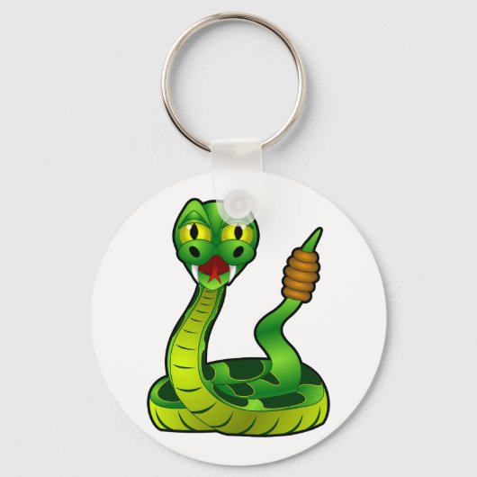 Porte-clés Cartoon Rattlesnake (Recto)
