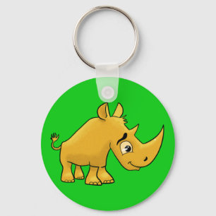 Porte-clés Cartoon Rhino
