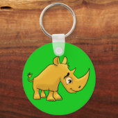 Porte-clés Cartoon Rhino (Recto)