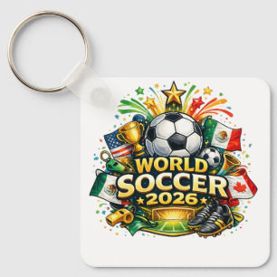 Porte-clés Cartoon World Soccer 2026
