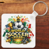 Porte-clés Cartoon World Soccer 2026 (Verso)
