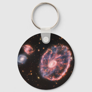 Porte-clés Cartwheel Galaxy JWST James Webb Télescope spatial
