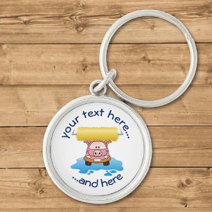 Porte-clés Carwash Pig