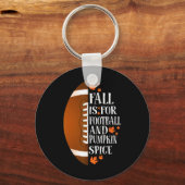 Porte-clés Cas Is for Football and Pumkin Spice Game Day Co (Recto)