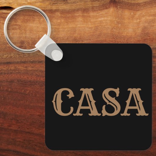 Porte-clés CASA, PORTE - CLÉ à domicile (Recto)