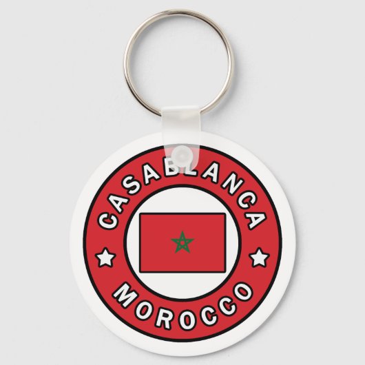 Porte-clés Casablanca Maroc (Recto)