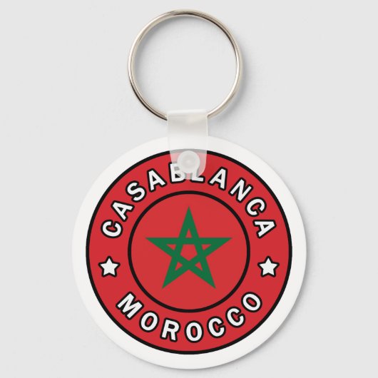 Porte-clés Casablanca Maroc (Recto)