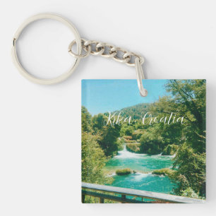 Porte-clés Cascade de Krka, Croatie Souvenir de Voyage