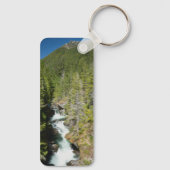 Porte-clés Cascade de la forêt nationale olympique (Verso)