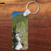 Porte-clés Cascade de la forêt nationale olympique (Verso)