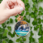 Porte-clés Cascade d'Erawan dans la province de Kanjanaburi e (Main)