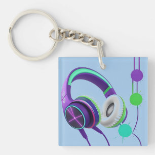 Porte-clés Casque Audio-Vibrant