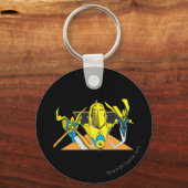 Porte-clés Casque de destin (Recto)