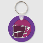 Porte-clés Casque de football (Verso)