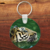 Porte-clés Casque de natation en tigre malaisien (Verso)