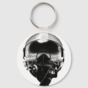 Porte-clés Casque de pilote de chasse