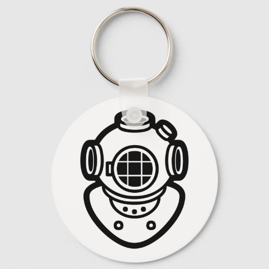 Porte-clés Casque de plongée (Recto)