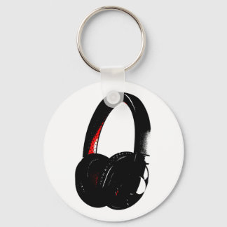 Porte-clés Casque Pop Art Head Téléphone