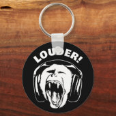 Porte-clés Casques Monkey Loud Music Lover (Recto)