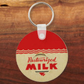 Porte-clés Casquette de lait pasteurisé (Recto)