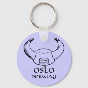 Porte-clés Casquette d'Oslo Norvège Viking