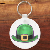 Porte-clés Casquette du Derby Vert de la Saint-Paddys (Recto)