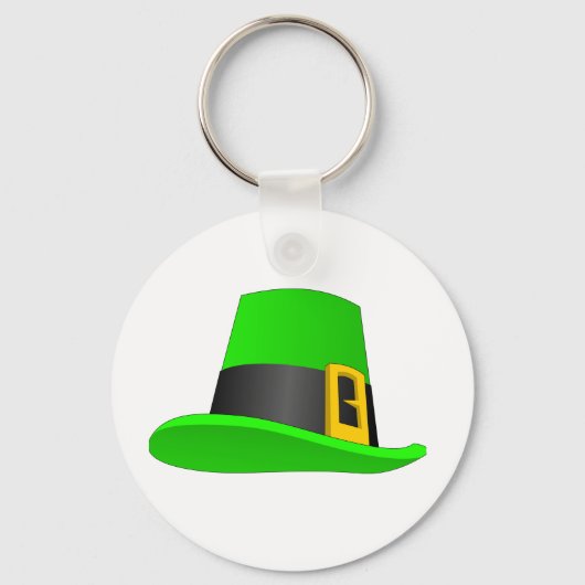 Porte-clés Casquette Leprechaun avec boucle (Recto)