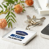 Porte-clés CASQUETTE plat de la police britannique - Ajouter  (Côté)