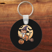 Porte-clés Casquette sorcière Tiger Citrouille Costume d'Hall (Recto)
