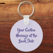 Porte-clés Casquettes d'été Lilac (Verso)