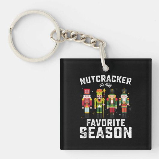 Porte-clés Casse-Noisette est ma saison préférée de Noël (Devant)