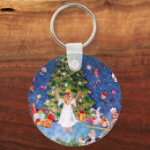 Porte-clés Casse-noix et arbre (Recto)