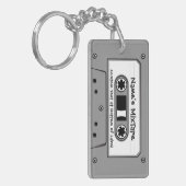 Porte-clés Cassette audio Grey (Devant gauche)