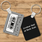 Porte-clés Cassette audio Grey
