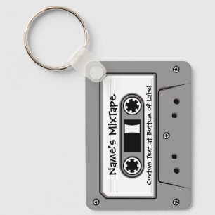Porte-clés Cassette audio Grey