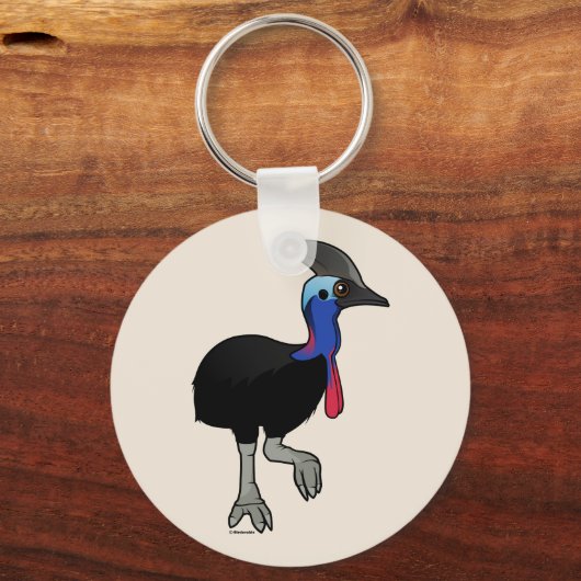 Porte-clés Cassowary du Sud (Recto)