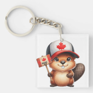 Porte-clés Castor canadien Jamais 51