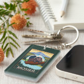 Porte-clés Castor et capot de Mt. - Mosier, Orégon (Devant droit)