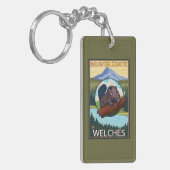 Porte-clés Castor et capot de Mt. - Welches, Orégon (Devant gauche)