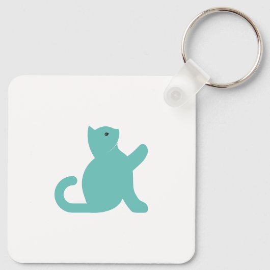 Porte-clés Cat dit bonjour (Dos)