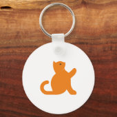 Porte-clés Cat dit bonjour (Recto)