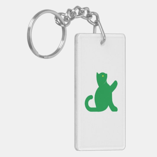 Porte-clés Cat dit bonjour (Devant gauche)