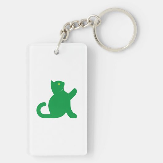 Porte-clés Cat dit bonjour (Dos)