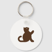Porte-clés Cat dit bonjour (Verso)