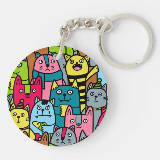 Porte-clés Cat et kitten (Dos)